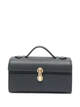 Кожаная сумка-тоут Savette, синий