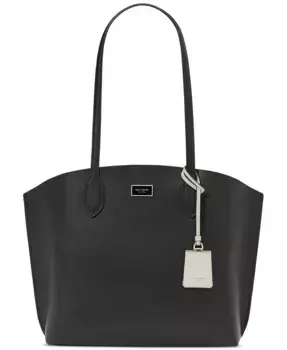 Кожаная сумка-тоут Suite kate spade new york, черный