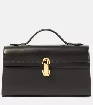 Кожаная сумка-тоут symmetry pochette Savette, черный