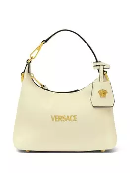 Кожаная сумка-тоут Versace, желтый