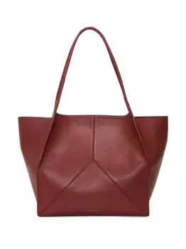 Кожаная сумка-тоут VICTORIA BECKHAM, красный