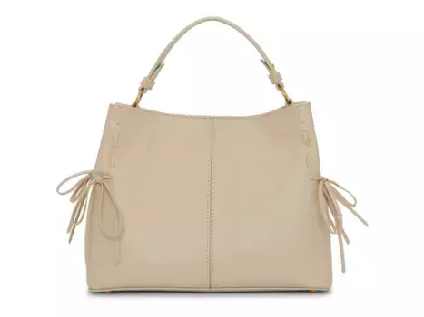 Кожаная сумка Vince Camuto Sabra, светло-бежевого цвета