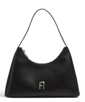 Кожаная сумка-ведро Diamante S Furla, черный