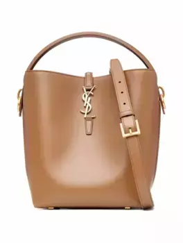 Кожаная сумка-ведро Le 37 Saint Laurent, коричневый