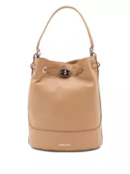 Кожаная сумка-ведро Monda Zanellato, коричневый