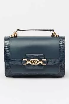 Кожаная сумка вереска Michael Kors, синий