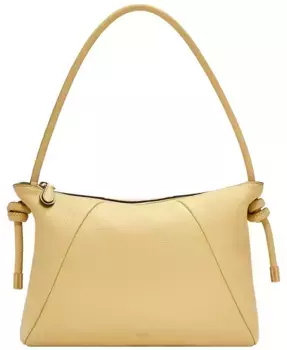 Кожаная сумка Willa Medium через плечо Fossil, желтый