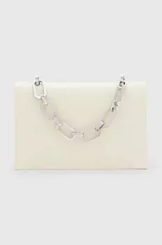 Кожаная сумка Yua AllSaints, белый