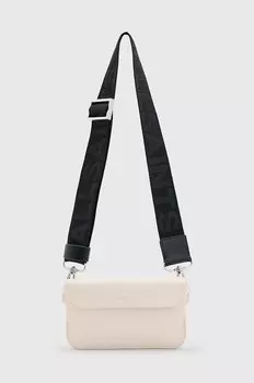 Кожаная сумка ZOE CROSSBODY Allsaints, бежевый