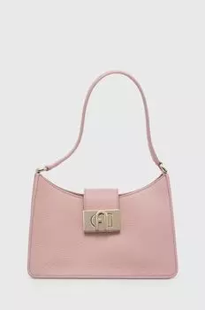 Кожаная сумочка 1927 года Furla, розовый