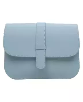 Кожаная сумочка элегантная и прочная Estro, синий