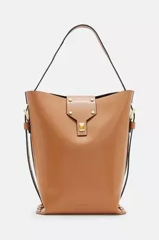 Кожаная сумочка AllSaints, оранжевый