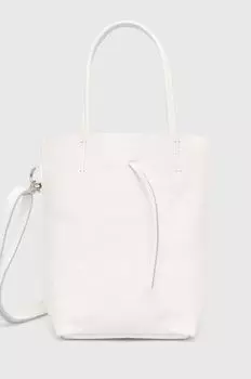 Кожаная сумочка Answear Lab, белый