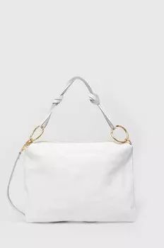 Кожаная сумочка Answear Lab, белый