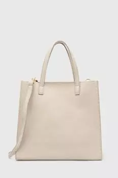 Кожаная сумочка Answear Lab, бежевый