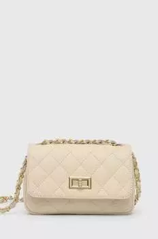 Кожаная сумочка Answear Lab, бежевый