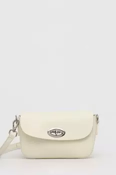 Кожаная сумочка Answear Lab, бежевый