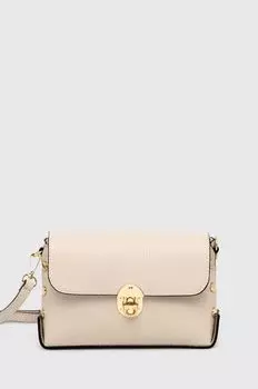 Кожаная сумочка Answear Lab, бежевый