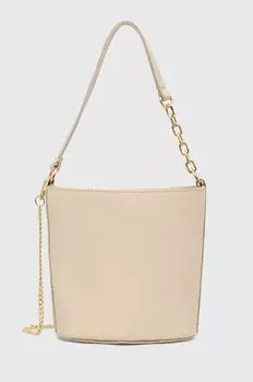 Кожаная сумочка Answear Lab, бежевый