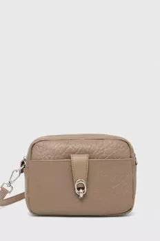 Кожаная сумочка Answear Lab, бежевый