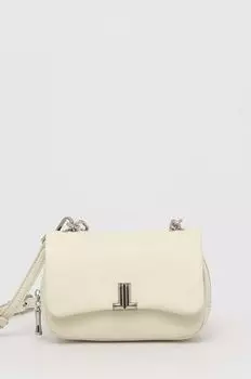 Кожаная сумочка Answear Lab, бежевый