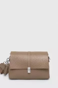 Кожаная сумочка Answear Lab, бежевый