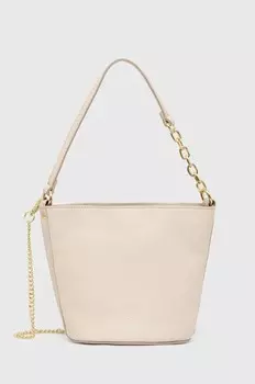 Кожаная сумочка Answear Lab, бежевый