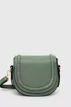 Кожаная сумочка Answear Lab, бирюзовый