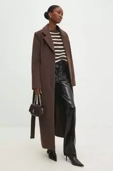 Кожаная сумочка Answear Lab, бордовый