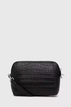 Кожаная сумочка Answear Lab, черный