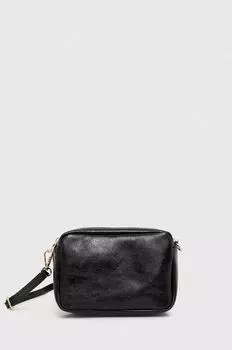 Кожаная сумочка Answear Lab, черный