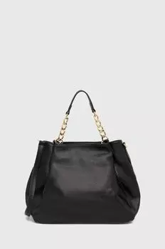 Кожаная сумочка Answear Lab, черный