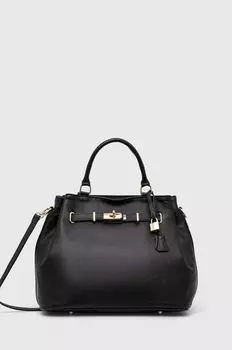 Кожаная сумочка Answear Lab, черный