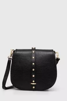 Кожаная сумочка Answear Lab, черный