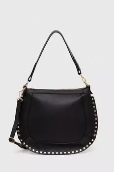 Кожаная сумочка Answear Lab, черный