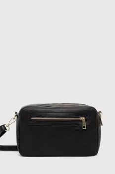 Кожаная сумочка Answear Lab, черный