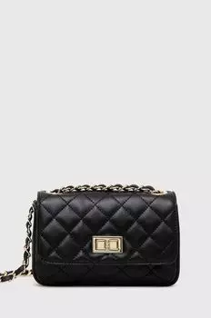 Кожаная сумочка Answear Lab, черный