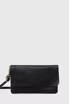 Кожаная сумочка Answear Lab, черный
