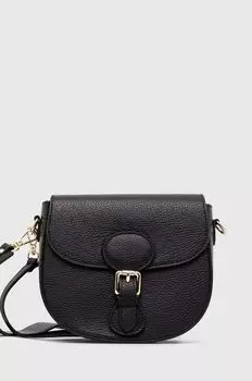 Кожаная сумочка Answear Lab, черный