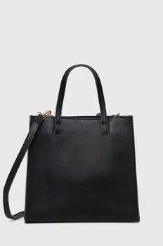 Кожаная сумочка Answear Lab, черный