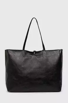 Кожаная сумочка Answear Lab, черный