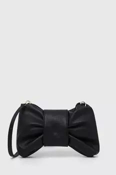 Кожаная сумочка Answear Lab, черный