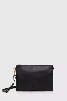 Кожаная сумочка Answear Lab, черный
