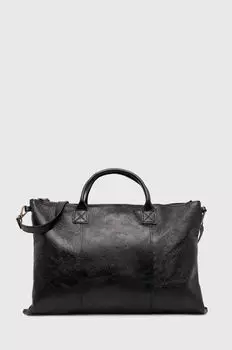 Кожаная сумочка Answear Lab, черный