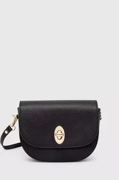 Кожаная сумочка Answear Lab, черный