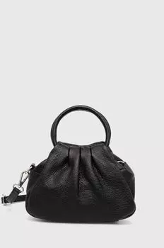 Кожаная сумочка Answear Lab, черный