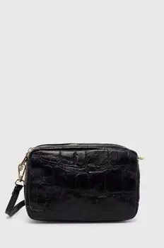 Кожаная сумочка Answear Lab, черный