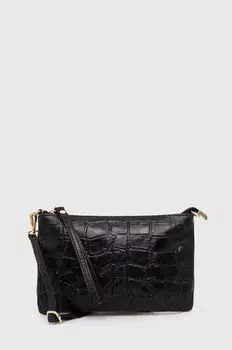 Кожаная сумочка Answear Lab, черный