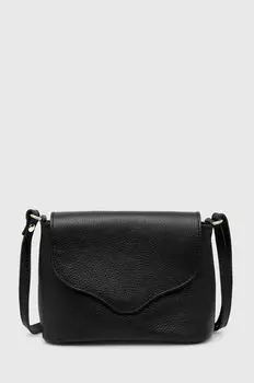 Кожаная сумочка Answear Lab, черный