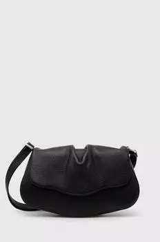 Кожаная сумочка Answear Lab, черный
